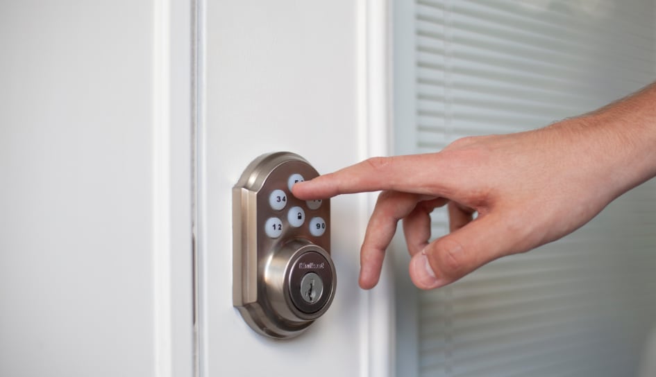 ADT smartlock on a St. Paul home